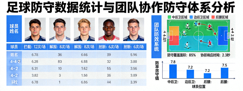 足球防守数据统计与团队协作防守体系分析